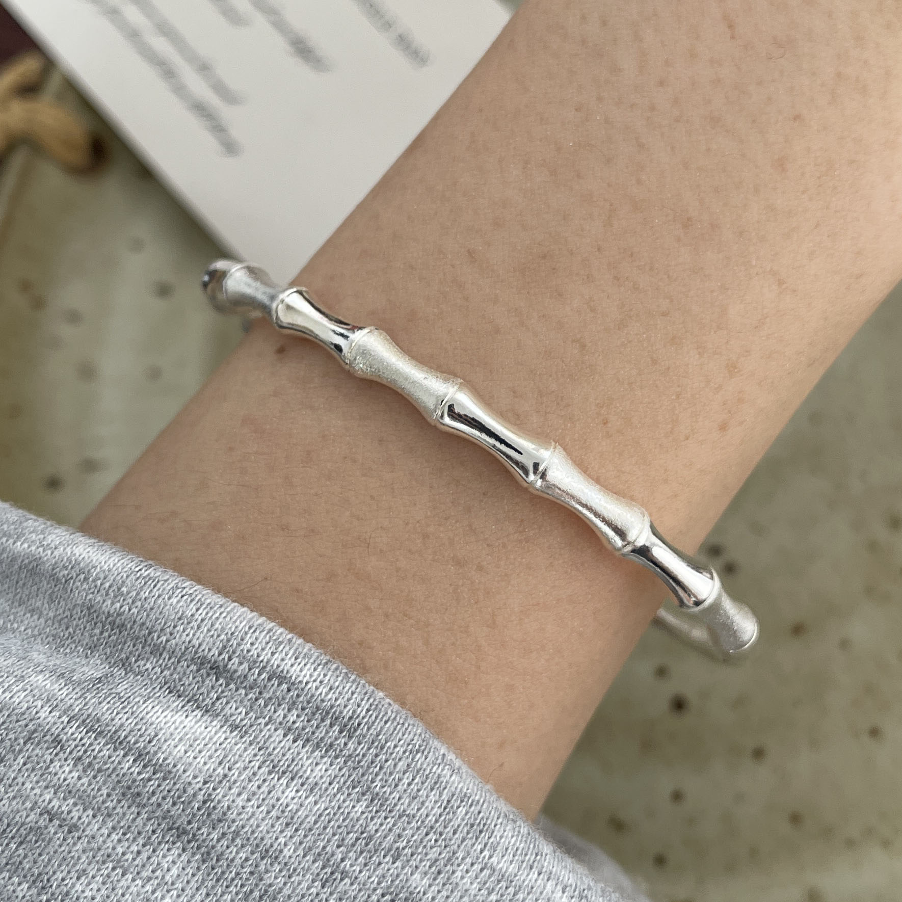 Men'S Accessories Trending - 925 فضة أساور للنساء الرجال الملحقات