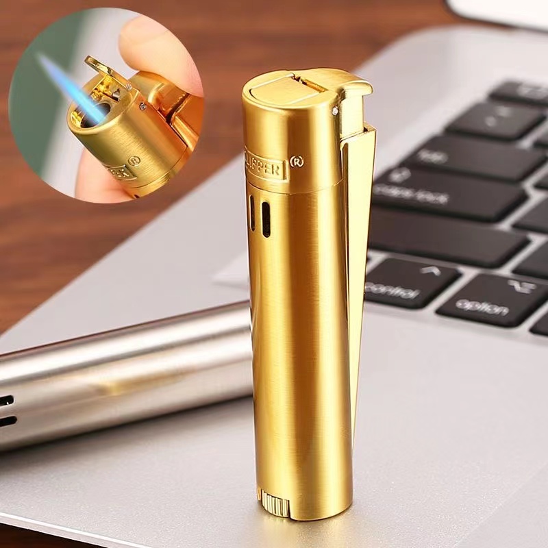 Men Accessories Gadgets - كليبر معدن البيوتان ولاعة غاز يندبروف