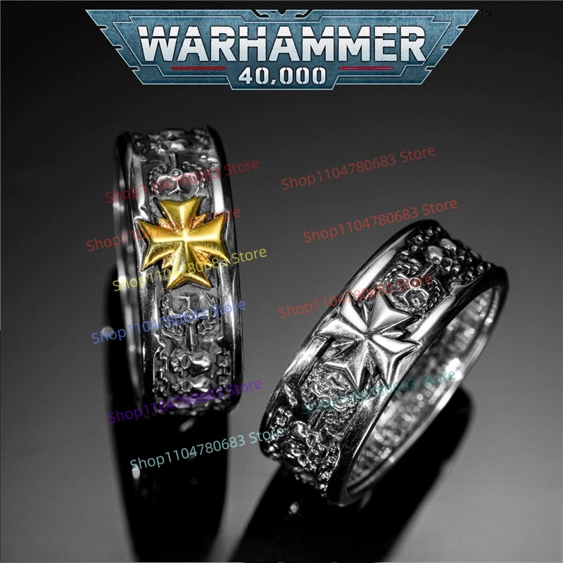 Men Accessories Gift Set - خاتم الوعد للفرسان السوداء 40K، مجوهرات
