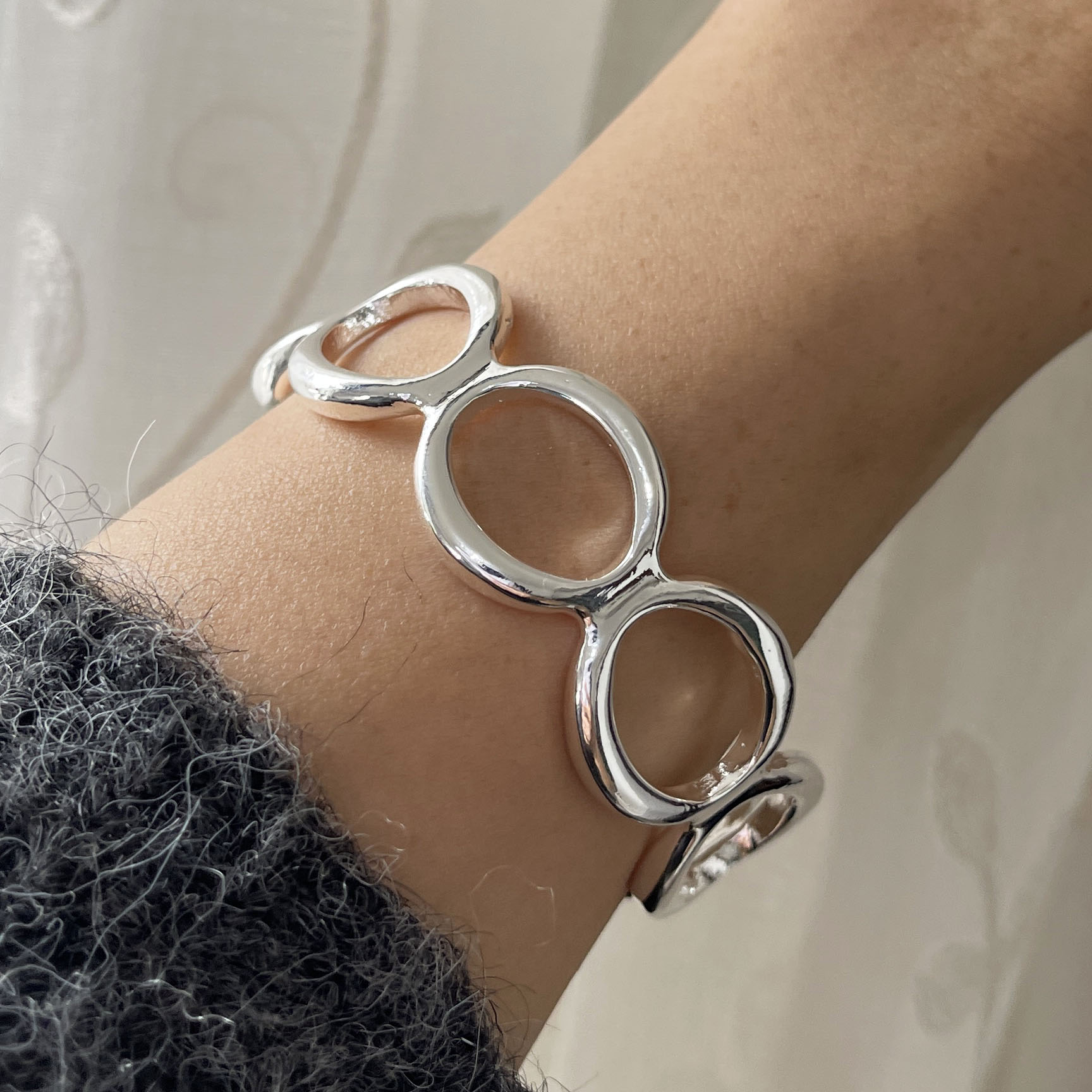 Men'S Accessories Trending - 925 فضة أساور للنساء الرجال سلسلة