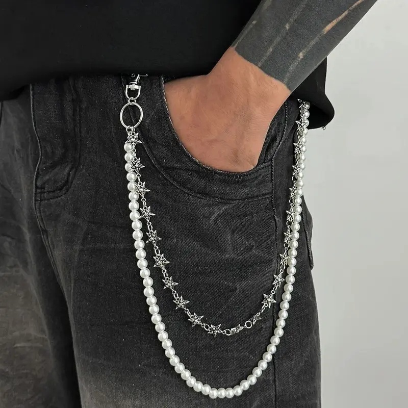 Men'S Accessories Trending - سلاركون سلسلة معدنية عتيقة بنمط بانك