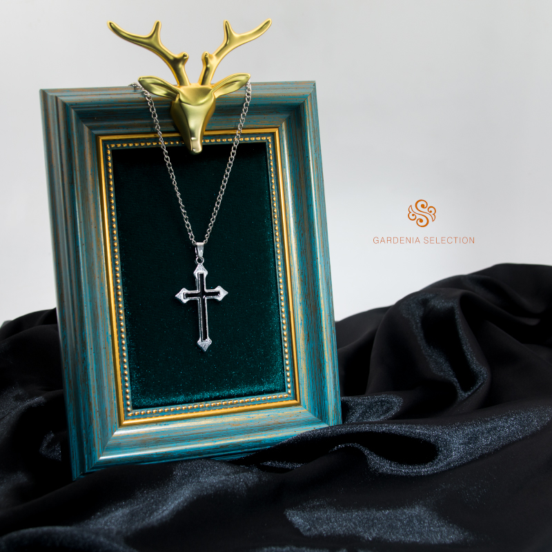 Men'S Accessories Instagram - قلادة متقاطعة للرجال والنساء ، متدلية