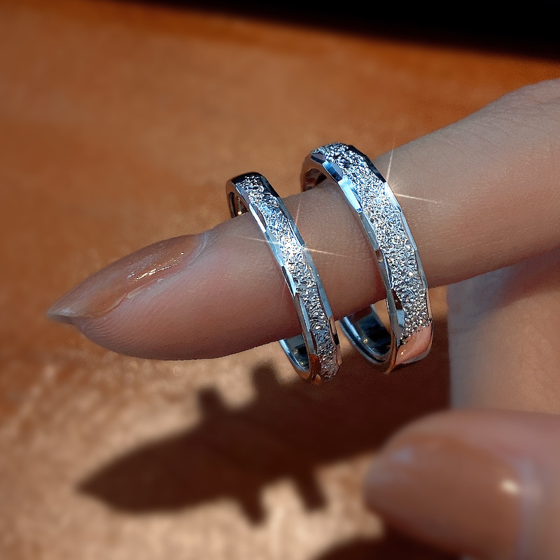 Men'S Accessories Hand Bands - حقيقي 925 فضة الأزواج خاتم للنساء