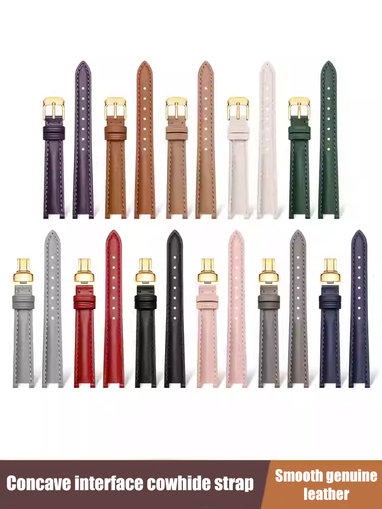 Men'S Accessories Gucci - حزام ساعة بواجهة مقعرة من الجلد