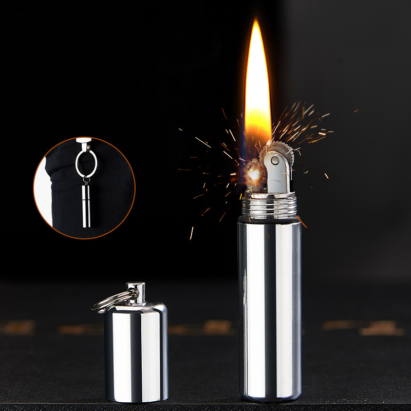 Men Accessories Gadgets - معدن يندبروف البنزين الكيروسين أخف سلسلة