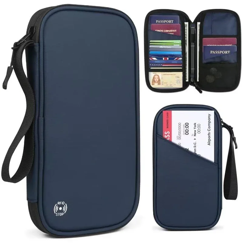 Passport Wallet Rfid - محفظة خفيفة الوزن لغطاء جواز السفر