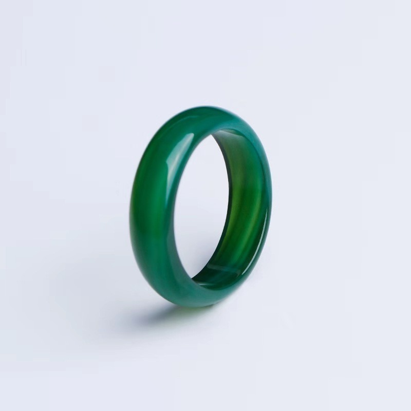 Men'S Accessories Hand Bands - الجملة الطبيعية العقيق منحوتة باليد خواتم