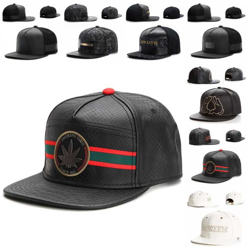Men Accessories Brand - قبعة بيسبول جلدية من ماركة فاشيو