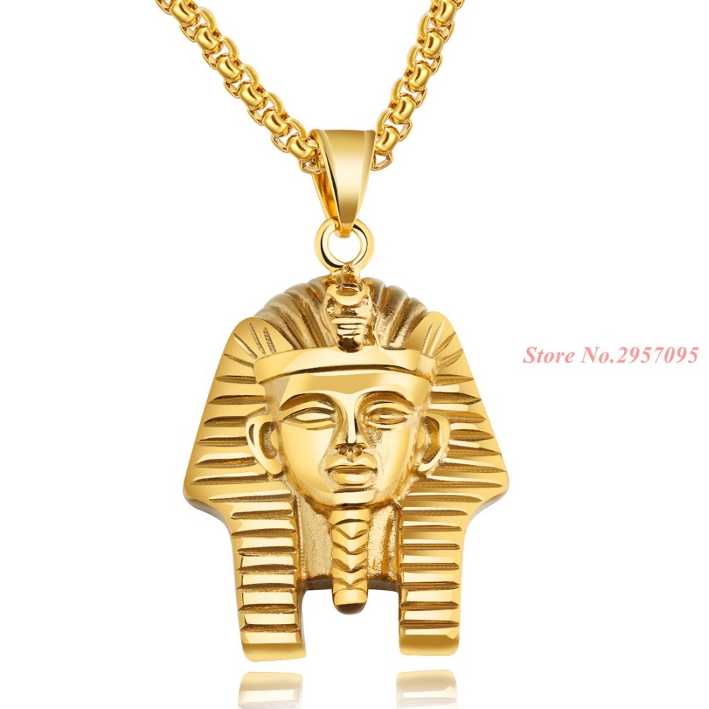 Men Accessories Egypt - قلادة عتيقة على شكل فرعون مصري