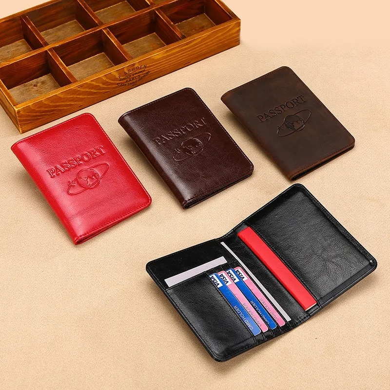 للجنسين جلد طبيعي غطاء جواز سف - مراجعة Passport Wallet Rfid وسعره