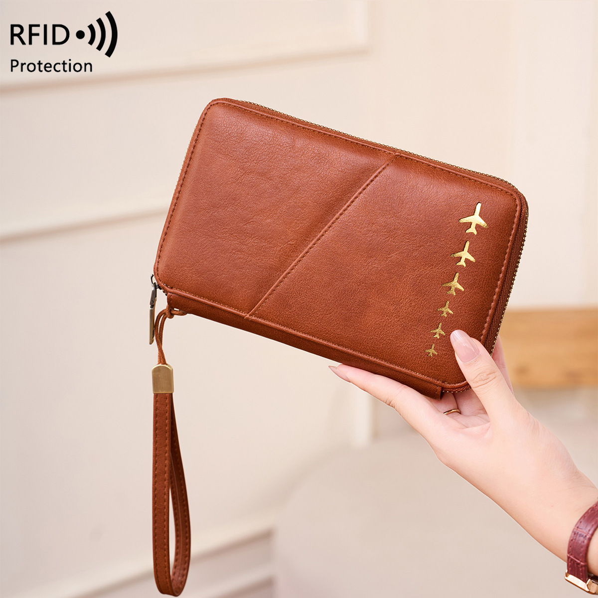 محفظة جواز سفر عصرية بتصميم طا - مراجعة Passport Wallet Rfid وسعره