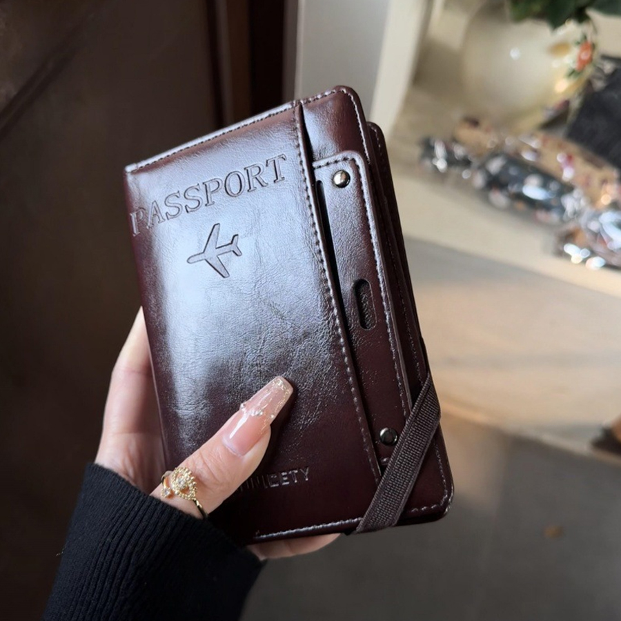 حافظة جواز سفر ومحفظة متعددة ا - مراجعة Passport Wallet Rfid وسعره