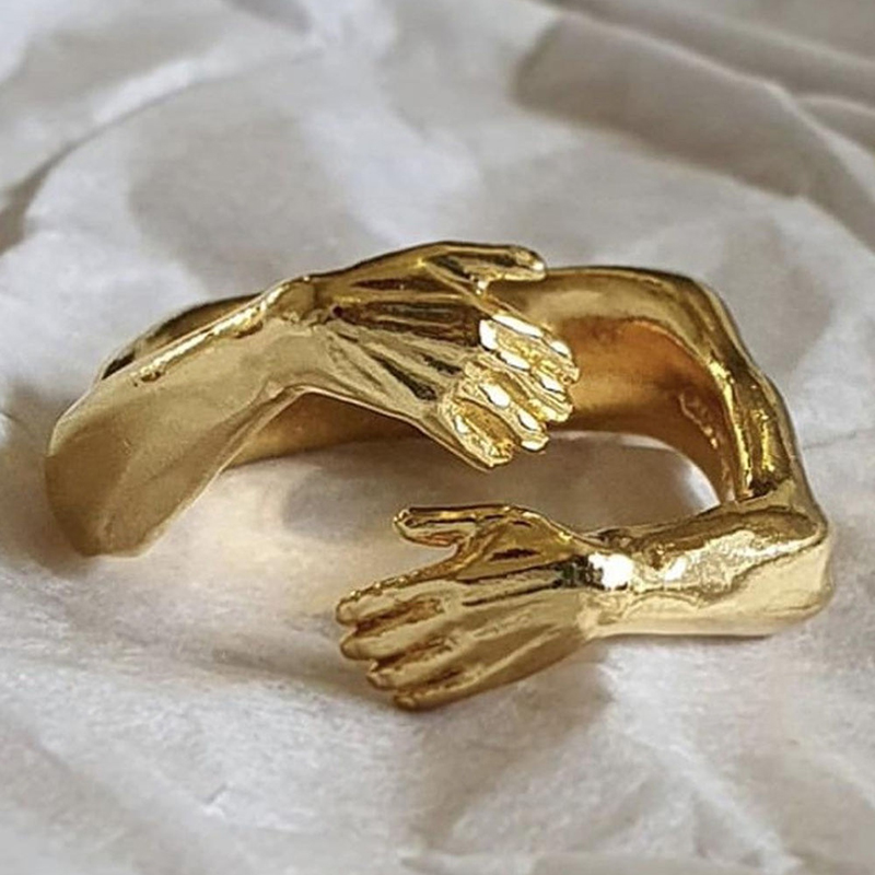Vintage الحب المعانقة الأيدي ا - مراجعة Men'S Accessories Hand Bands وسعره