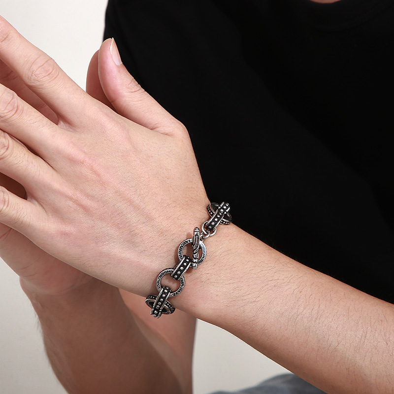 سوار سلسلة دراجات عتيق للرجال  - مراجعة Men'S Accessories Hand Bands وسعره