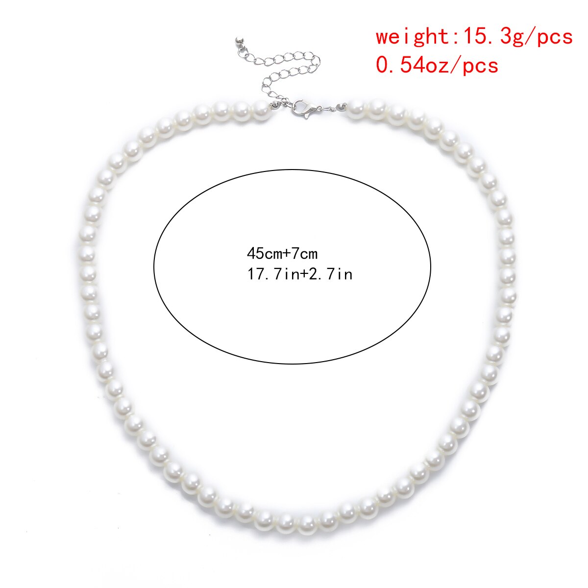 عقد ضيق قصير مُزخرف باللؤلؤ بس - مراجعة Men Accessories Neck Chain وسعره