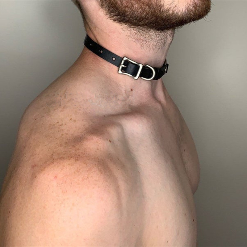 حزام رجالي من الجلد الصناعي مع - مراجعة Men Accessories Neck Chain وسعره