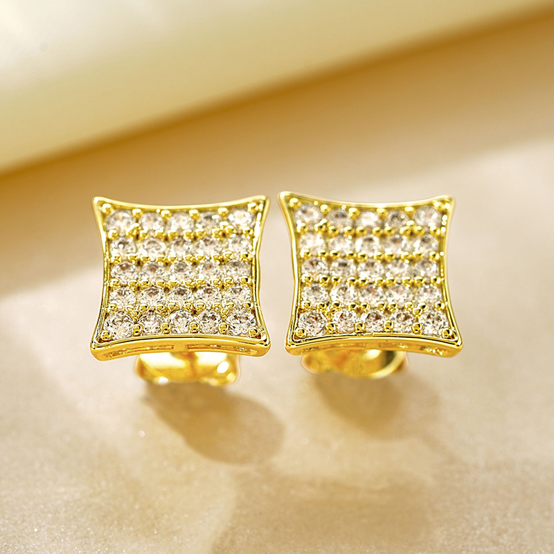 أقراط OXTAO مربعة الشكل للنساء - مراجعة Men'S Accessories Trending وسعره