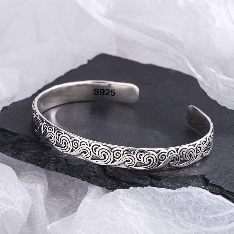 925 فضة أساور للنساء الرجال سل - مراجعة Men'S Accessories Trending وسعره