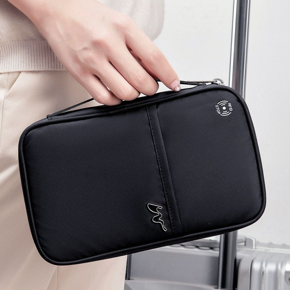 حافظة بطاقات بوليستر محمولة ،  - مراجعة Passport Wallet Rfid وسعره