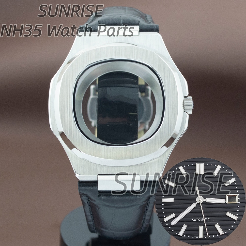 علبة ساعة مود نوتيلوس NH35 مع  - مراجعة Men'S Accessories Hand Bands وسعره