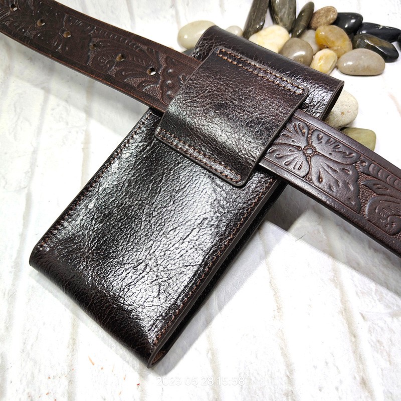 الهاتف المحمول الخصر حقيبة جلد - مراجعة Men Accessories Pack وسعره