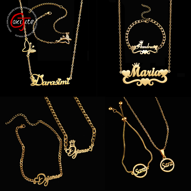 Goxijite تخصيص اسم قلادة مجموع - مراجعة Men Accessories Gift Set وسعره