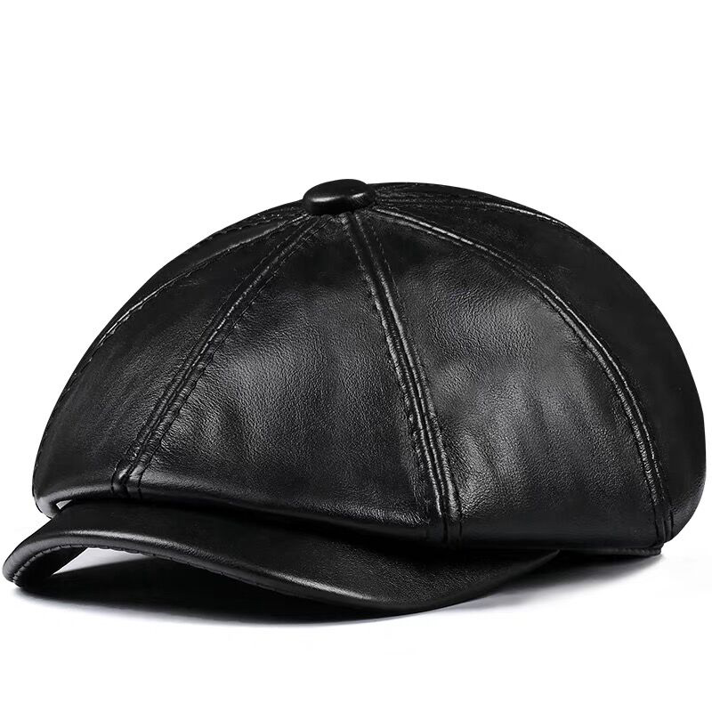 ربيع جديد قبعة جلدية حقيقية قب - مراجعة Men Accessories Brand وسعره