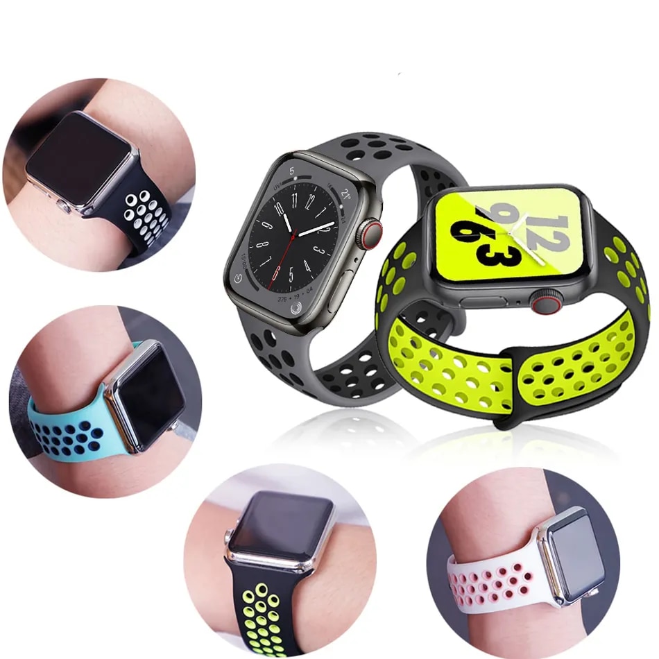 حزام سيليكون لساعة أبل باند ،  - مراجعة Men'S Accessories Nike وسعره
