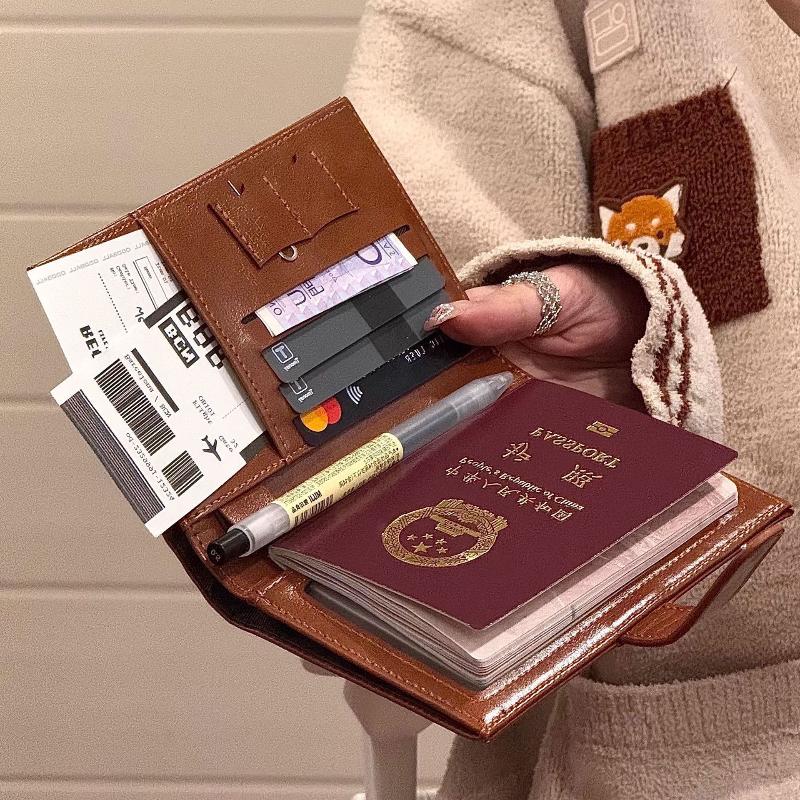 (صيف 4) محفظة سفر للجوازات للن - مراجعة Passport Wallet Rfid وسعره