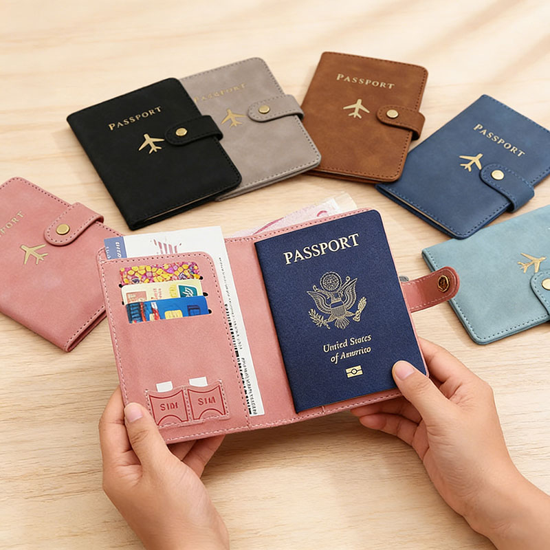 حافظة جواز سفر جلدية للسفر، مح - مراجعة Passport Wallet Rfid وسعره