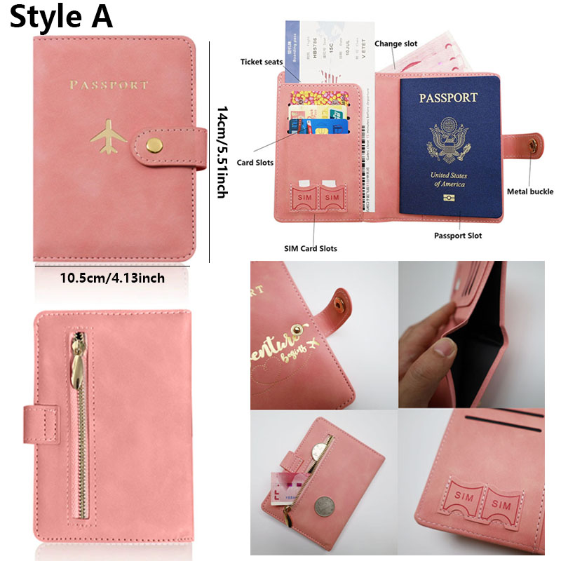 حافظة جواز سفر جلدية للسفر، مح - مراجعة Passport Wallet Rfid وسعره