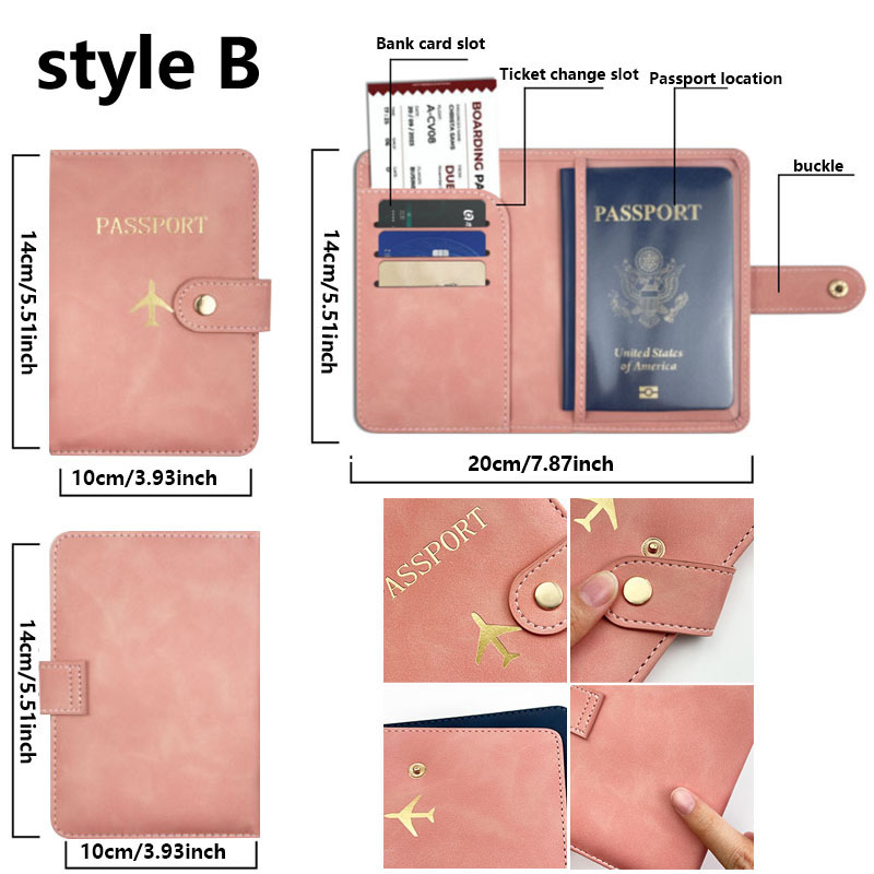 حافظة جواز سفر جلدية للسفر، مح - مراجعة Passport Wallet Rfid وسعره