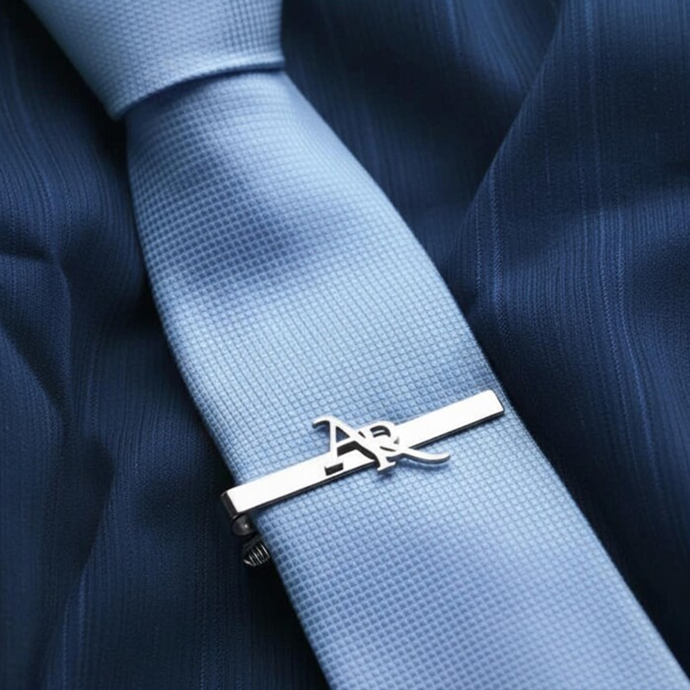 مشبك ربطة عنق مخصص من الفولاذ  - مراجعة Tie Clip Set وسعره