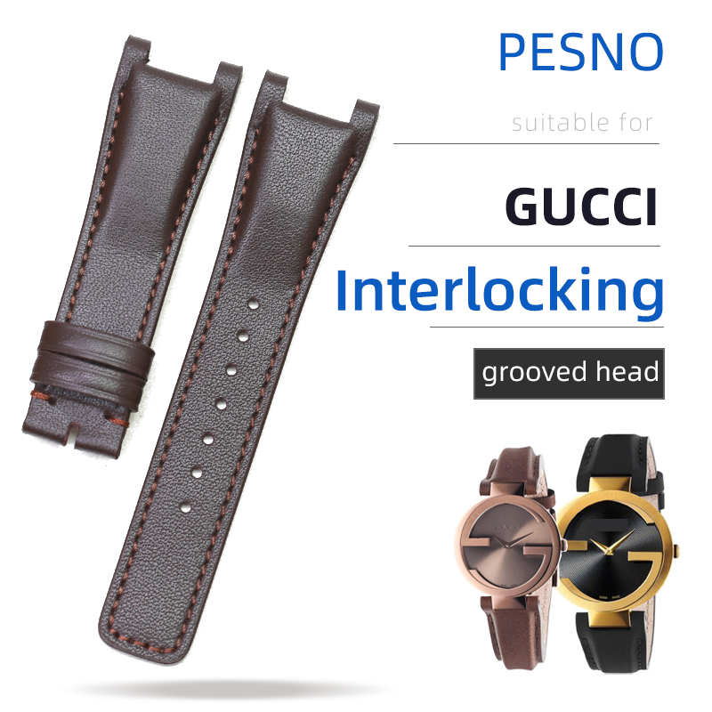 أربطة ساعة من الجلد PESNO-Calf - مراجعة Men'S Accessories Gucci وسعره