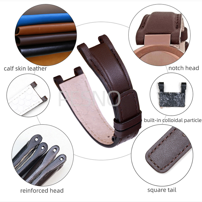 أربطة ساعة من الجلد PESNO-Calf - مراجعة Men'S Accessories Gucci وسعره
