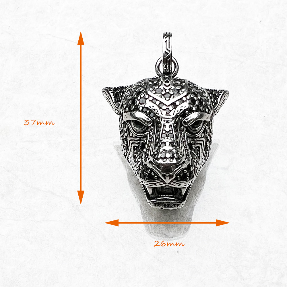 قطة سوداء ، قلادة من الفضة الإ - مراجعة Men Accessories Brand وسعره
