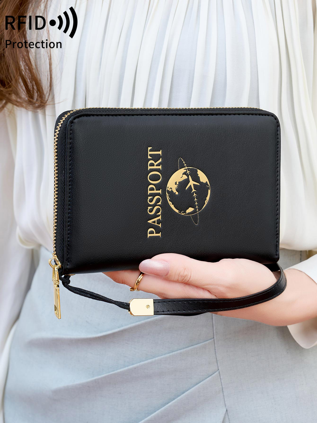 حافظة جواز سفر محمية بتقنية RF - مراجعة Passport Wallet Rfid وسعره