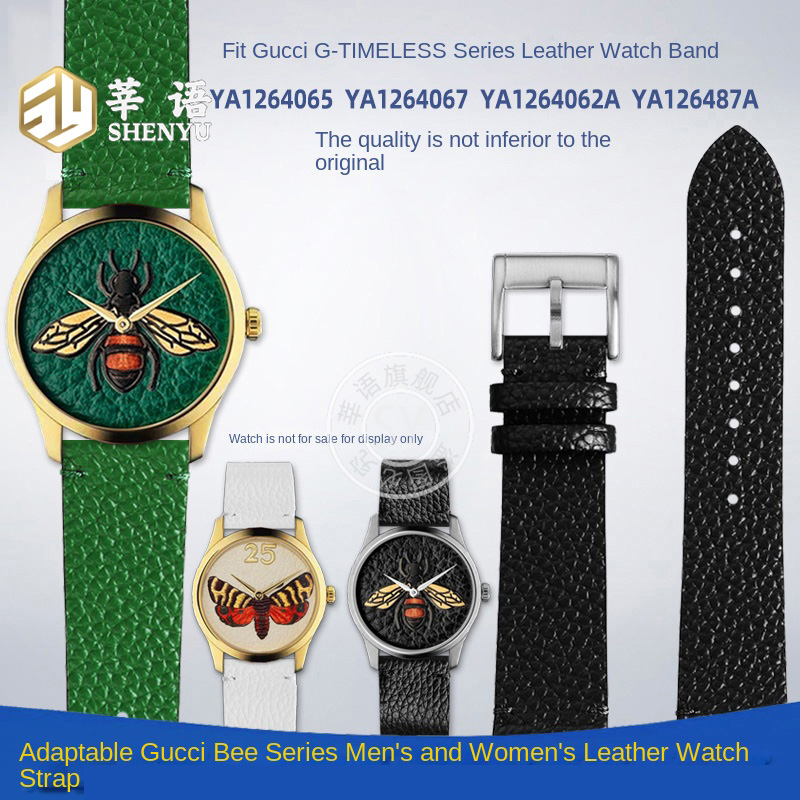 Shenyu-Burt حزام جلد أخضر مزين - مراجعة Men'S Accessories Gucci وسعره