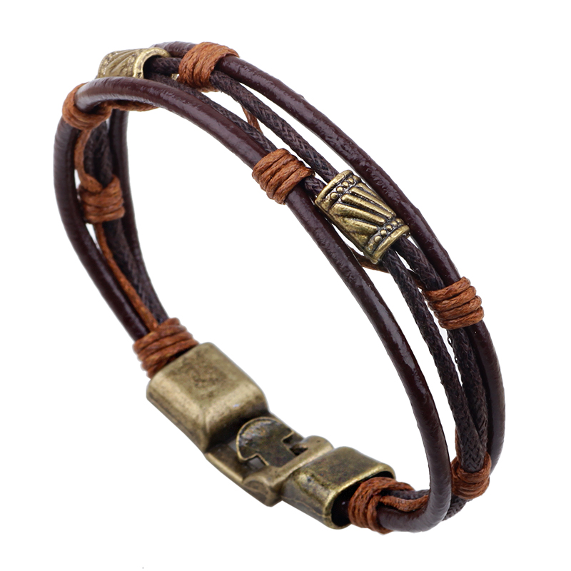 22 سنتيمتر ثلاث طبقات الجلود س - مراجعة Men'S Accessories Hand Bands وسعره