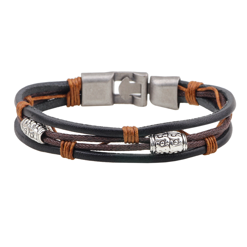 22 سنتيمتر ثلاث طبقات الجلود س - مراجعة Men'S Accessories Hand Bands وسعره
